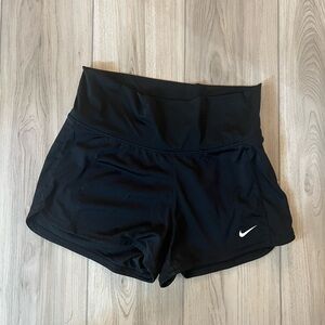 Nike Women's Black High-Waisted Athletic Shorts